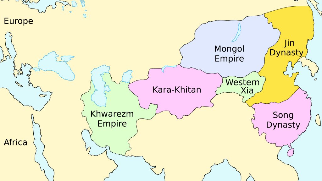 mongol empire and asian countries