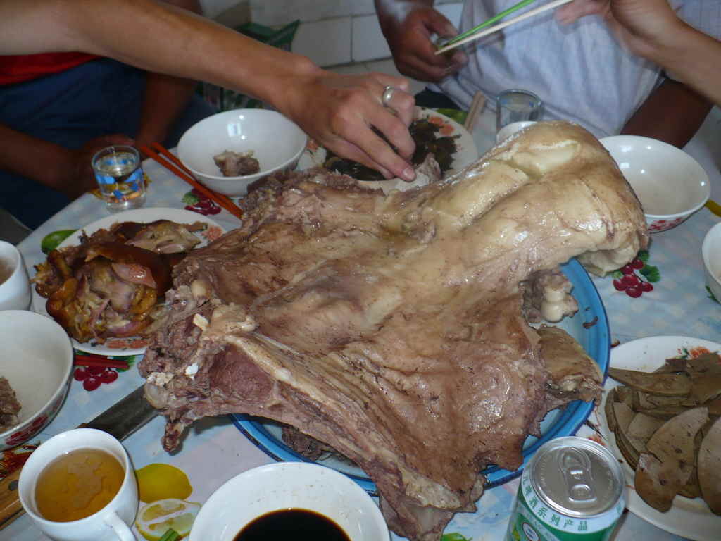 Boiled mutton